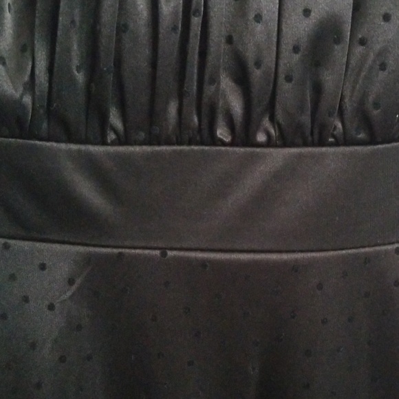 Black Swiss Dot Dress - Picture 3 of 7